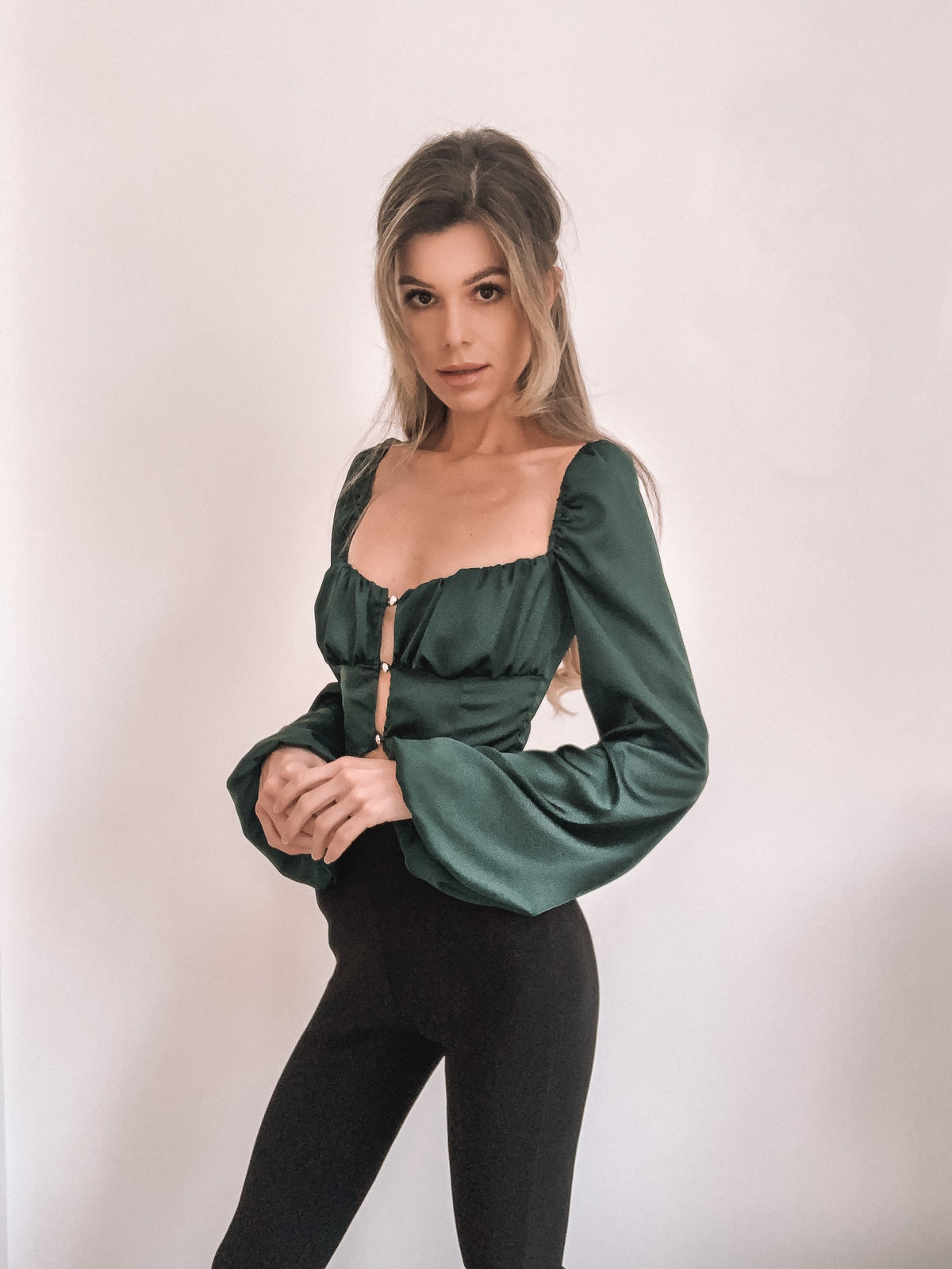 For love and lemons isabella ruched top sales